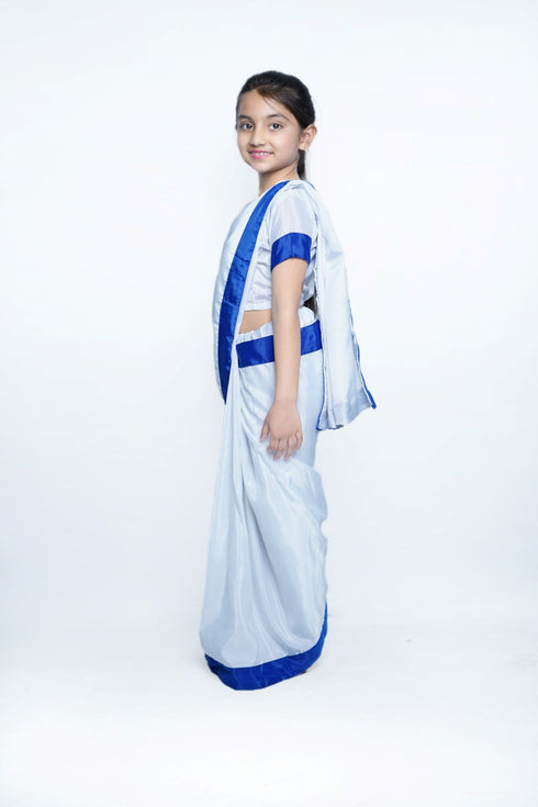 Indira Gandhi Politician Leader Ex-Prime Minister Saree Kids Fancy Dress Costume