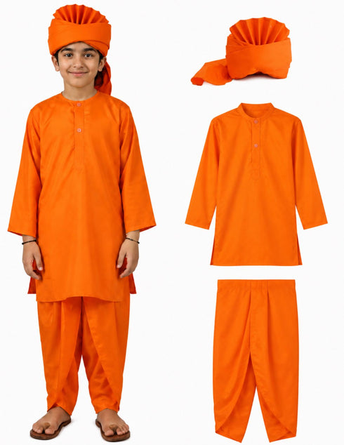 Swami Vivekananda Historical Personality Kids Fancy Dress Costume
