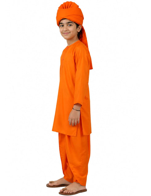 Swami Vivekananda Historical Personality Kids Fancy Dress Costume