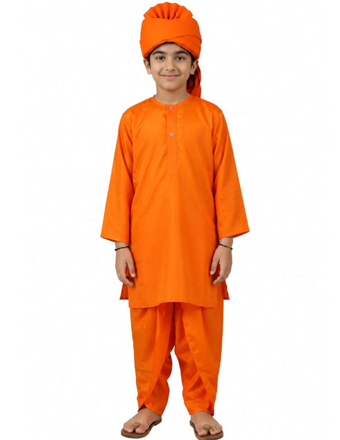 Swami Vivekananda Historical Personality Kids Fancy Dress Costume