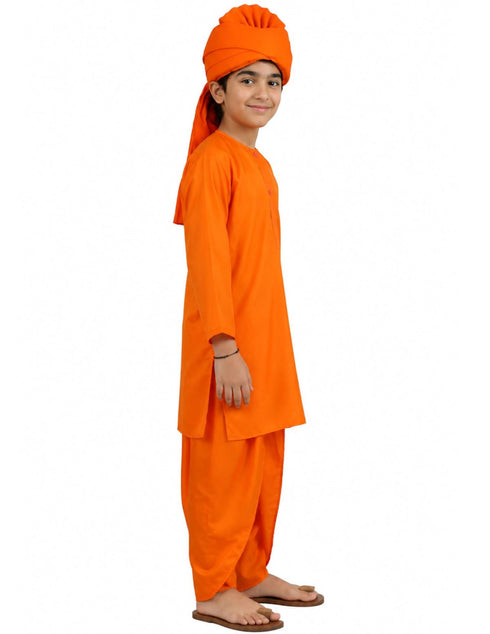 Swami Vivekananda Historical Personality Kids Fancy Dress Costume