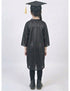 Black Graduate Convocation Degree Graduation Day Gown & Cap Kids & Adults Fancy Dress Costume