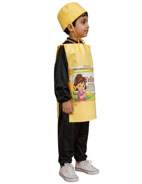 Yellow Butter Food Kids Fancy Dress Costume