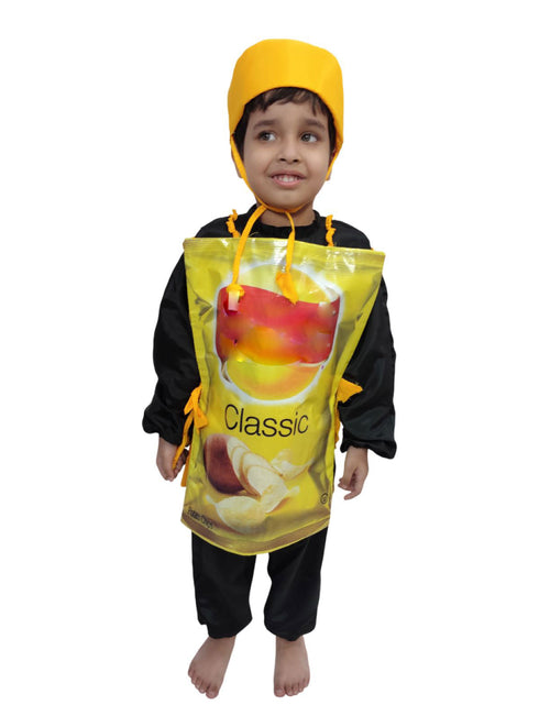 Chips Lays Fast Food Kids Fancy Dress Costume