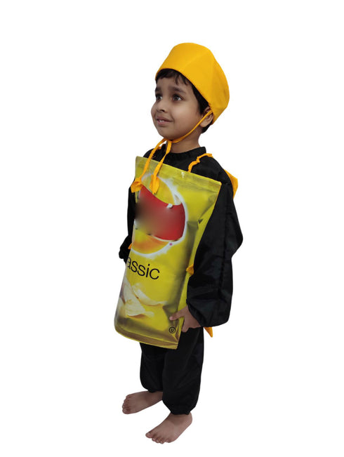 Chips Lays Fast Food Kids Fancy Dress Costume