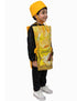 Yellow Chips Fast Food Kids Fancy Dress Costume