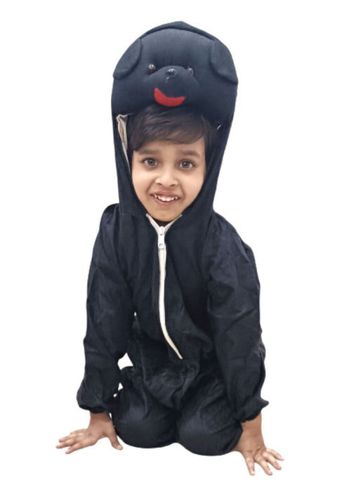 BookMyCostume Black Bear Animal Kids Fancy Dress Costume