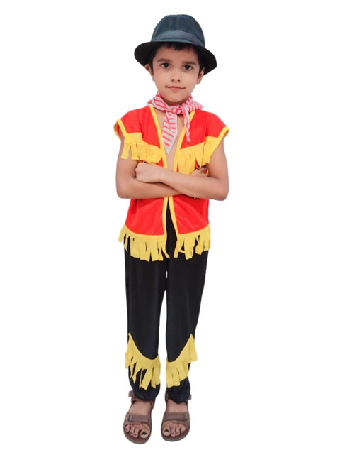 BookMyCostume American Cowboy International Kids Fancy Dress Costume - Halloween Theme - Imported