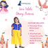 BookMyCostume Kind Princess with Dwarfs Fairy tale Kids Fancy Dress Costume | Imported