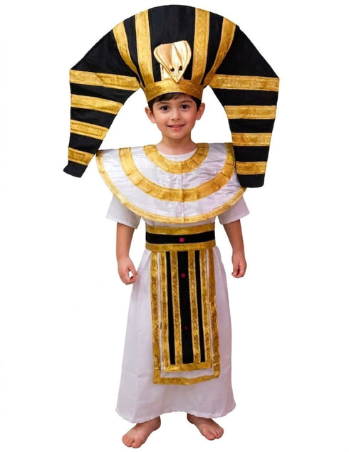 Egyptian Pharoah King Tutankhamun International World Costume For Boys | Premium