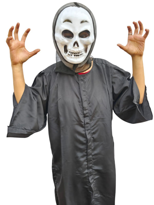 Skeleton Ghost Mask Adult & Kids Fancy Dress Costume Accessory for Halloween