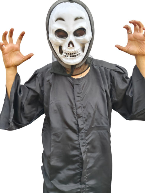 Skeleton Ghost Mask Adult & Kids Fancy Dress Costume Accessory for Halloween