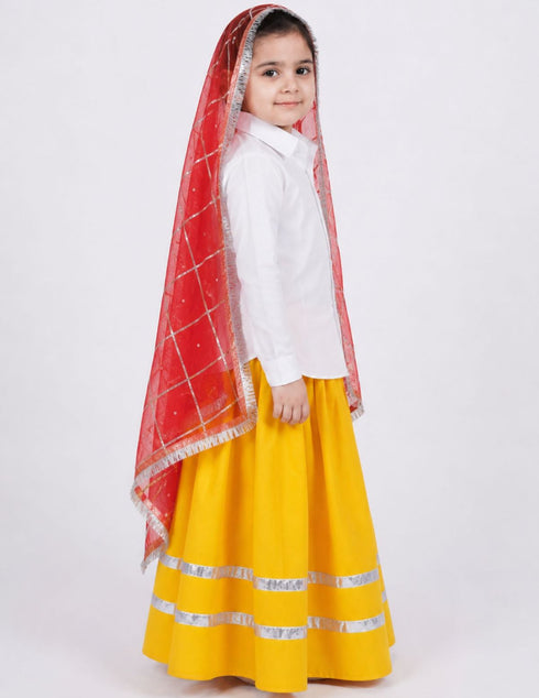 Haryana State Traditional Thel Costume for Girls and Women