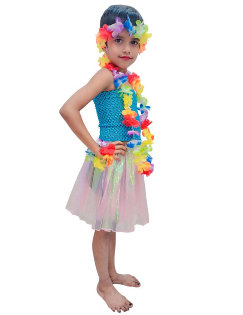 Hawaiian Hula Fancy Dress Costume for Girls and Females