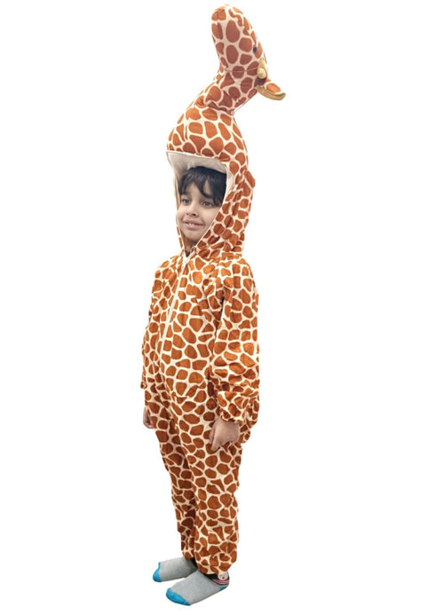BookMyCostume African Giraffe Tall Animal Kids Fancy Dress Costume