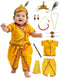 Shri Krishna Kanha Kanhaiya Polka Dots Kids & Adult Fancy Dress Costume 10 Pcs Set with Accessories