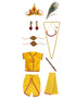Shri Krishna Kanha Kanhaiya Polka Dots Kids & Adult Fancy Dress Costume 10 Pcs Set with Accessories