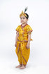 BookMyCostume Shri Krishna Kanha Kanhaiya Polka Dots Kids & Adult Fancy Dress Costume 10 Pcs Set with Accessories