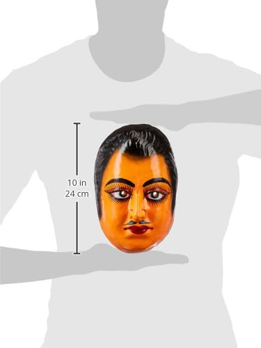 Indian Common Retro Theme Man Mask Navrang Dance Face Mask Adults Fancy Dress Costume Accessory