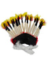 Tribal Fiery Feather Headdress Crown Fancy Dress Costume for Adults