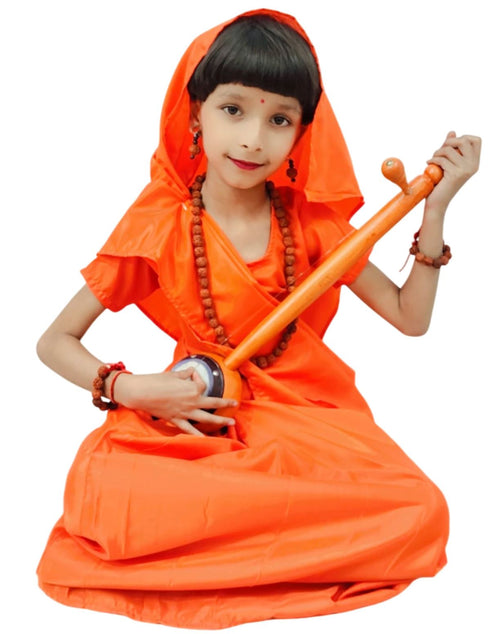 BookMyCostume Meera Mirabai Krishna Lover and Devotee Kids Fancy Dress Costume for Girls & Women