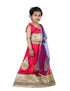 BookMyCostume Radha Garba Lehenga Choli Girls Fancy Dress Costume for Girls with Jewellery - Premium - Pink