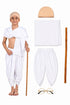 Mahatma Gandhi Bapu with Lathi Freedom Fighter Kids Fancy Dress | Gandhi Ji Costume for Kids