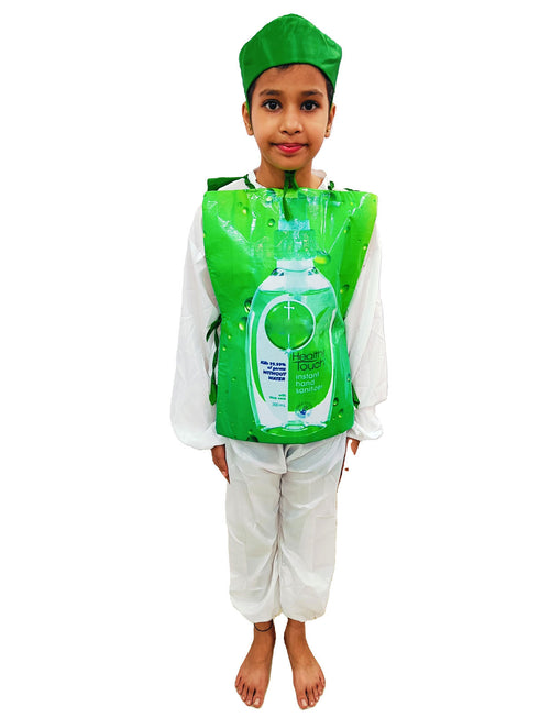 BookMyCostume Original Hand Sanitizer Corona Protection Kids Fancy Dress Costume