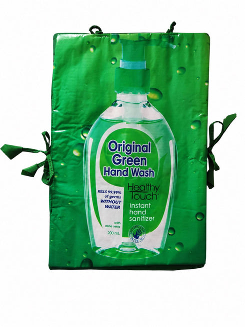 Original Green Hand Wash Sanitizer Corona Protection Kids Fancy Dress Costume