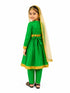 Kathak Indian Classical Dance Costume for Girls | Kids Adult With Heavy Jewelry Set