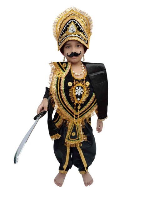 BookMyCostume Ravana Lankesh Kansa Evil Ramayana Ramlila Kids & Adults Fancy Dress Costume With Sword
