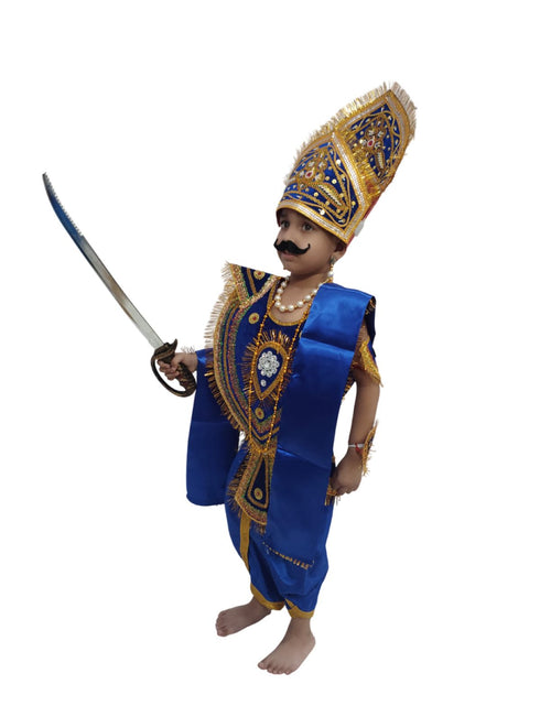 BookMyCostume Meghnath (Meghnad) Indrajit Evil Ramlila Kids & Adults Fancy Dress Costume With Sword