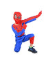 The Red Blue Superhero with Gloves Superhero Kids Fancy Dress Costume | Standard