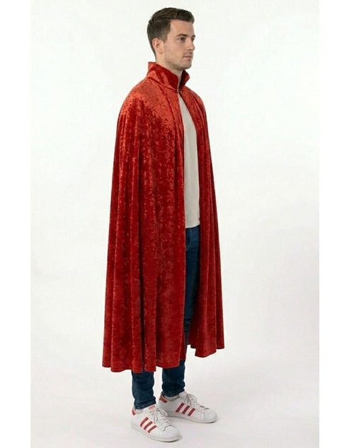 Buy Red Dracula Vampire Cape Premium Cloak Halloween Party Costume Accessory For Men | Boys | Adults