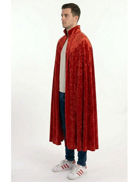 Buy Red Dracula Vampire Cape Premium Cloak Halloween Party Costume Accessory For Men | Boys | Adults