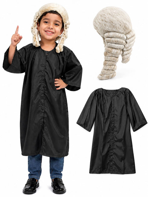 Judge Barrister Kids Fancy Dress Costume