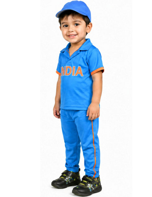 Indian Cricket Team Cricketer Boys Sports Fancy Dress Costume
