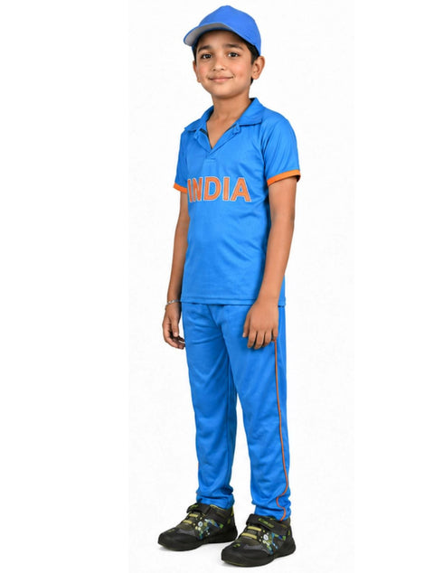 Indian Cricket Team Cricketer Boys Sports Fancy Dress Costume