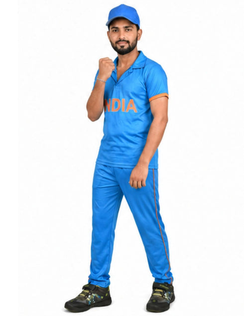 Indian Cricket Team Cricketer Boys Sports Fancy Dress Costume
