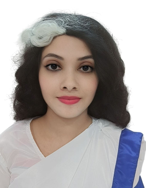 Indira Gandhi Wig for Girls and Women Fancy Dress Costume Accessory