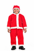 Santa Boy Costume Set of 4 (Jacket, Bottom, Bag, & Cap) Kids & Adults Christmas Costume