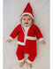 Santa Boy Costume Set of 4 (Jacket, Bottom, Bag, & Cap) Kids & Adults Christmas Costume