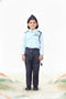 Indian Air Force Defense Pilot Uniform Kids Fancy Dress Costume - Blue