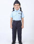 Indian Air Force Defense Pilot Uniform Kids Fancy Dress Costume - Blue