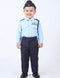 Indian Air Force Defense Pilot Uniform Kids Fancy Dress Costume - Blue
