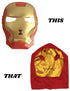 The Red Yellow Superhero Kids Fancy Dress Costume - Standard