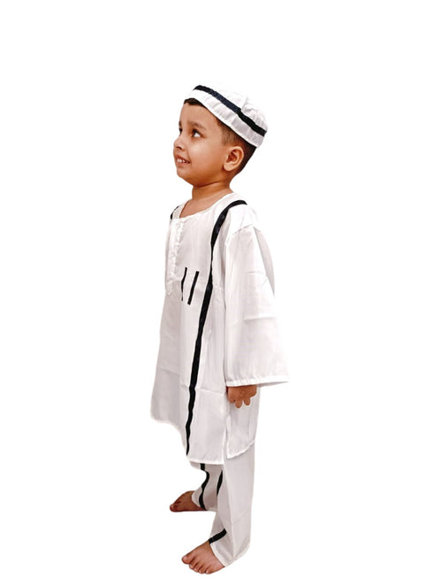 Prisoner Thief Jailed Freedom Fighter Kids Fancy Dress Costume