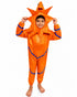 StarFish Star Fish Orange Golden Aquatic Animal Kids Fancy Dress Costume