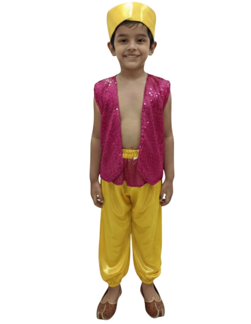 BookMyCostume Aladdin Arabian Boys Western Dance Costume for Boys Kids Costume for School Annual Days