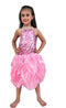 BookMyCostume Pink Balloon Frock Western Dance Costume Dress for Girls Kids - Premium